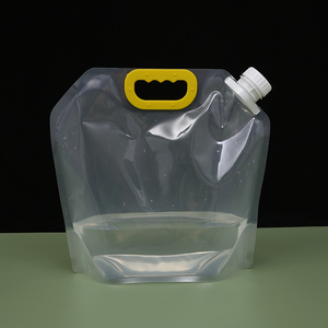 Hot Sale Custom Packaging for Wholesale Transparent Spout <strong>Bag</strong> Plastic Pouches With Suction Nozzle Clear 2.5L 5L <strong>Water</strong> <strong>Bag</strong> - Product Image 2