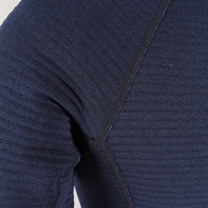 T-shirt da <span class=keywords><strong>uomo</strong></span> con mezza Zip in poliestere antiuomo top intimo <span class=keywords><strong>termico</strong></span> Baselayer <span class=keywords><strong>abbigliamento</strong></span> sportivo da trekking all'aperto - Product Image 5