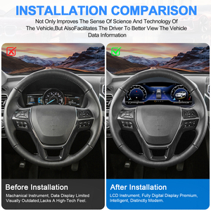 Panel de Instrumentos Digital Navihua con Pantalla LCD, Indicador Virtual, Sistema Linux, CarPlay para Ford Explorer 2017-2018 - Product Image 3