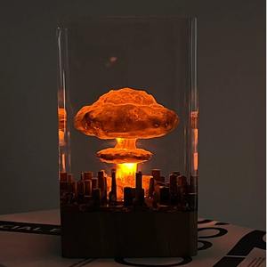 Lámpara de Nube de Humo de Explosión Nuclear, Lámpara Nocturna de Explosión Atómica para Decoración de Sala de Estar, Luz Nocturna 3D Recargable, Regalo - Product Image 1