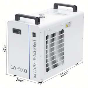 เครื่องทำน้ำเย็นอุตสาหกรรม CW-5000ใช้ในบ้านอุปกรณ์ระบายความร้อนสำหรับ CO2เครื่องแกะสลักเลเซอร์ - Product Image 6