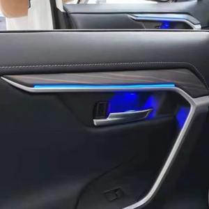 Pour Toyota RAV4/Wildlander voiture <span class=keywords><strong>porte</strong></span> intérieur LED poignée bol panneau lampe LED couleur unique Auto lumières ambiantes - Product Image 6