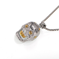 Casques de moto vintage Flipt, accessoires de mode en acier inoxydable, pendentifs et ornements
