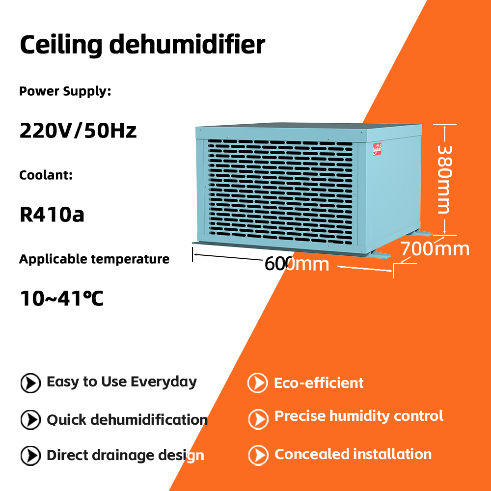 New Indoor Grow Room Dehumidifier 198L/D Industrial Grade Greenhouse Humidity Control System Hydroponics Agricultural Farm 220V · image 3