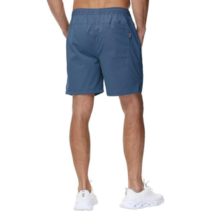 Shorts de bain bleu marine pour homme avec cordon de serrage à la taille - Idéal pour la natation et les journées à la plage - Product Image 4
