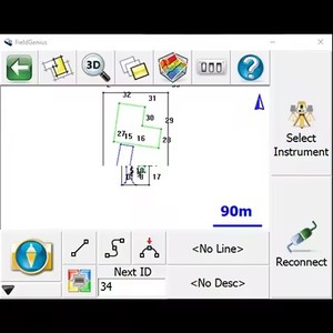 ฟิลด์ Android และระบบซอฟต์แวร์สำรวจที่ดินด้วยสำหรับ GNSS และสถานีทั้งหมด - Product Image 6