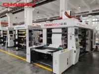 Machine d'impression flexographique automatique pour sacs en papier écologiques avec structure empilable pour sacs en plastique et en papier, nouvel emballage durable