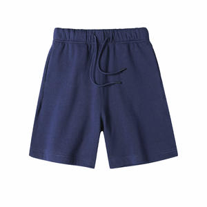 <span class=keywords><strong>Bermuda</strong></span> unisexe d'été en coton molletonné avec logo personnalisé, fermeture à la taille élastique, style décontracté pour garçons et hommes - Product Image 4