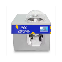 Automatische commerciële ijsmachine, gelatomachine, hard ijsmachine voor bedrijven, foodtruck, Italiaans, 24L/u