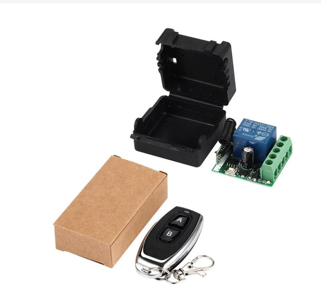 433Mhz Universal Wireless Remote Control Switch DC 12V 1CH Relay Receiver Module RF Transmitter Remote Control Garage Door