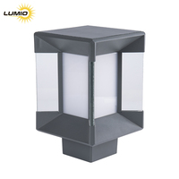 GL04 Pilier d'éclairage solaire pour porte de jardin de sécurité extérieure Ip66 High Lumen Smart Module Appliques murales