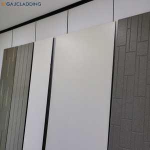 Panel de Revestimiento Exterior Decorativo <span class=keywords><strong>con</strong></span> Clasificación de Resistencia al Fuego A1, Revestimiento de Fibrocemento Pre-Revestido Tallado <span class=keywords><strong>para</strong></span> <span class=keywords><strong>Fachadas</strong></span> de Edificios - Product Image 1