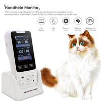 Moniteur portable de signes vitaux vétérinaires Sinohero SM50, oxymètre de pouls, saturation en O2 (SpO2), NIBP, TEMP, portable, certifié CE pour chats