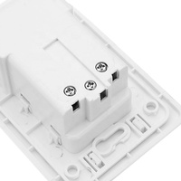 Panneau de prise électrique de prise murale PC USB type c standard brésilien, prise murale modèle 118 à 6 broches