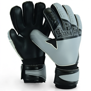 Gants de gardien de but de football à doigts entiers en caoutchouc latex, avec sangle de poignet réglable pour l'entraînement et les matchs - Product Image 1