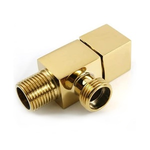 Válvula de cierre para brazo de ducha de baño, grifo rociador de bidé para inodoro, válvula angular G1/2" con conexión para manguera, desviador de 3 vías - Product Image 4