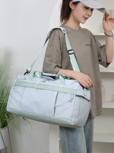 Sac de voyage OEM avec compartiment étanche pour chaussures, poches multiples, sangle réglable, grande capacité, idéal pour le week-end et <span class=keywords><strong>la</strong></span> salle de sport - Product Image 3