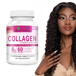 ממתקי טאבלט עם סוג קולגן 1 3 ויטמין c ביוטין עבור העור שיער ציפורניים ויתרונות סחוס משותף - Product Image 2