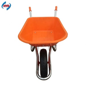 Промышленная тачка с пневматическими колесами, грузоподъемность 160 кг, прочная, металлическая - Product Image 6