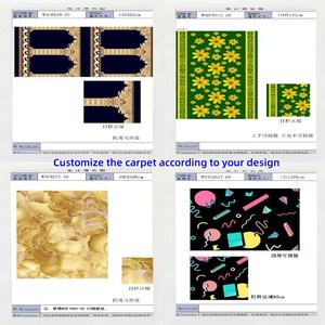 Tapis personnalisé imprimé, motif tendance, polyester, tapis doux pour la décoration de la <span class=keywords><strong>maison</strong></span>, couloir d'hôtel, hall, mosquée, église, cinéma, salle de réunion - Product Image 3