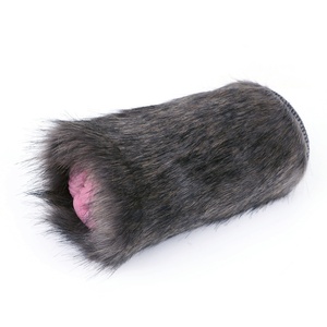 Masturbador de Bolsillo GEEBA Fantasy, Diseño de Gato Negro, Vagina Realista, Peluche Suave de Silicona, Venta al Por Mayor - Product Image 2