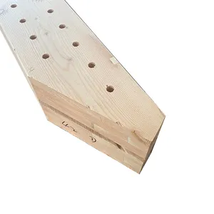 Gluam आपूर्तिकर्ता निर्माण लकड़ी के लिए लकड़ी उजागर छत संरचनाओं के रूप में Spars और Purlins
