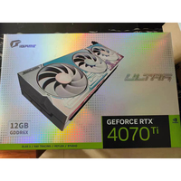 4070ti GeForce RTX 4070 Ti 12GB iGame Advanced OC G6X 192 bit 16pin Carte graphique de jeu utilisée