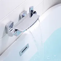 Grifo de bañera de cascada de latón de alta calidad