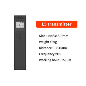 Transmisor y Receptor Inalámbrico de Mano para Sistema de Guía de Audio en Museos y Reuniones - Product Image 3