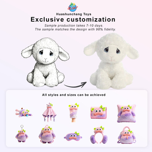 Peluche mouton de chèvre en peluche pour bébé, jouet doux, mignon, à <span class=keywords><strong>vendre</strong></span>, - Product Image 1
