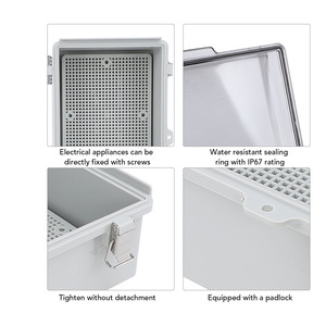 กล่องต่อสายไฟฟ้าฝาครอบใสกันน้ำกล่องไฟฟ้า IP67สำหรับแหล่งจ่ายไฟอิเล็กทรอนิกส์อุปกรณ์ดาวเทียม - Product Image 5