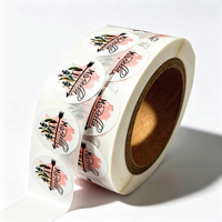 Autocollants en papier adhésif brillant imperméable de haute qualité, personnalisables, formes personnalisées, étiquettes d'emballage de produits, couleurs CMYK