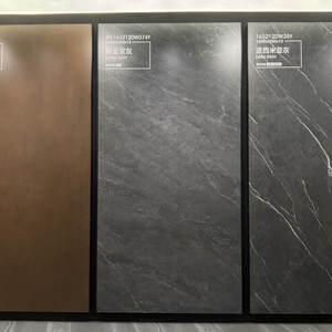 Lastra in Gres Porcellanato Sinterizzato Lucido Grigio Effetto <span class=keywords><strong>Marmo</strong></span> <span class=keywords><strong>di</strong></span> Alta Gamma 3200x1600x12mm per Top Cucina e Sfondo TV - Fornitura Diretta dalla Fabbrica - Offerta Speciale - Product Image 4
