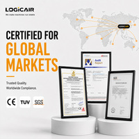 Compresseur d'air à vis rotatif silencieux LOGICAIR 22 kW VSD, usage industriel intensif, 365 CFM 400 CFM, pour sablage