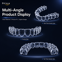 Dents de haute qualité accolades orthodontiques dents dentaires claires accolades en gros Portable Invisible aligneur dentaire adulte clair aligneur