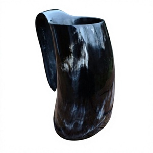 Handcrafted High Quality Eco-Friendly Buffalo Horn Beer <b>Mug</b> Handle Classic Design <b>Large</b> Capacity Drinkware Home Dining Office - Product Image 2