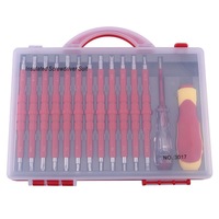 Jeu de tournevis multifonctionnel pour électricien FixCraft GJTZ-020, 13 pièces, résistant à 1000 V, isolé haute tension, en chrome trempé