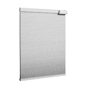 External Battery Motorized Honeycomb Blinds Remove The Motor To Charge The Power Anti-UV Fabric Honeycomb Blinds