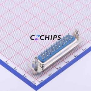 DS1034-25FUNSI44 D-Sub/VGA Connector Through hole Component (THT) Connector Standard D-Sub Female 25P Through Hole - Product Image 2