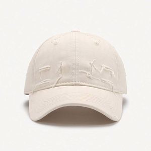 Casquette de baseball personnalisée en coton 100 %, style vintage, unisexe, ajustable, avec logo brodé, effet vieilli, pour la vente en gros - Product Image 6