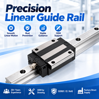 Rails de guidage linéaires CNC robustes en acier inoxydable à longue durée de vie, anti-rouille, pour environnements humides, de type Y&X ou OEM