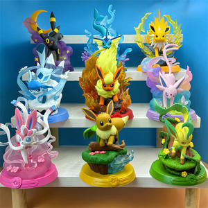 Set di 9 <span class=keywords><strong>Bambole</strong></span> Kawaii della Famiglia Sylveon Espeon Umbreon, Action Figure Misteriose Pokemon, Scatola Sorpresa Eevee per Bambini - Product Image 5