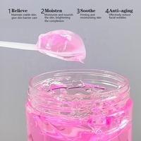 Masque Gelée de Rose Naturelle Perle Collagène Acide Hyaluronique Vitamine C Centella Blanchissant Hydratant Masque Gel de Nuit Arbre à Thé ODM Tout-en-un