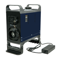 Chauffage diesel 8 kW 2025, 110-240 V/12/24 V, radiateur pour véhicules de camping (caravane, bus, camping-car) avec écran LCD AC