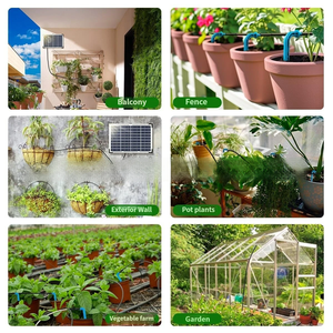 Sistema de Riego por Goteo Automático con Energía Solar de 15 Metros, Kit de Riego Inteligente con Temporizador para Balcón, Invernadero y Plantas en Maceta - Product Image 5