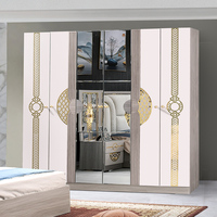 Lit double king size en bois avec tête de lit en cuir, ensemble de meubles de chambre à coucher modernes de luxe en MDF pour chambre principale, vente en gros à prix abordable