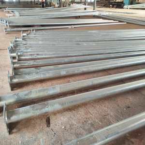 야외 도로 4m 5m 6m 7m 8m 9m 10m 12m 더블 싱글 암 가격 아연 도금 강철 태양 광 가로등 기둥 - Product Image 2