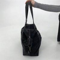 Sac fourre-tout en nylon exclusif avec motif petit ours, bijoux de mode en diamant, grande capacité, luxe léger, élégant, strass