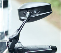 Spion Motor Universal Modifikasi Aluminium Alloy dengan Pemantau Titik Buta Radar Gelombang Milimeter, Dapat Dilipat