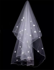Long Net fil cheveux accessoires mode partout dans le ciel étoile mariage voiles de mariée princesse robe de mariée pour les femmes <span class=keywords><strong>2022</strong></span> - Product Image 5